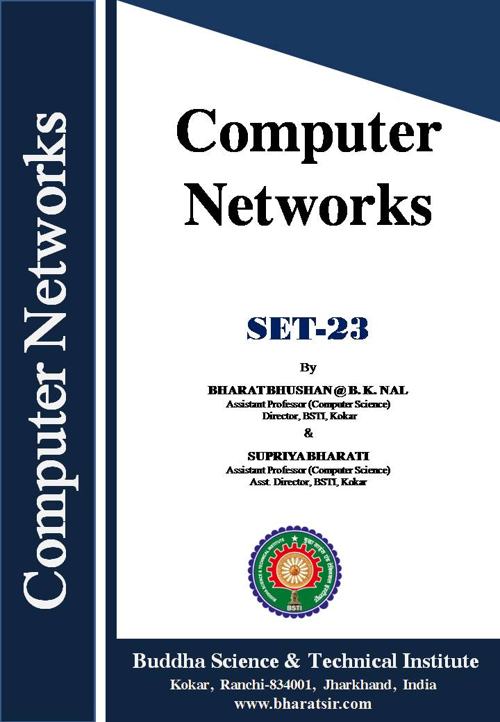 Download MCQ Set-23 related Computer Network  or Networking  (  Networks Security MCQ  )  for Computer Science and Engineering Students