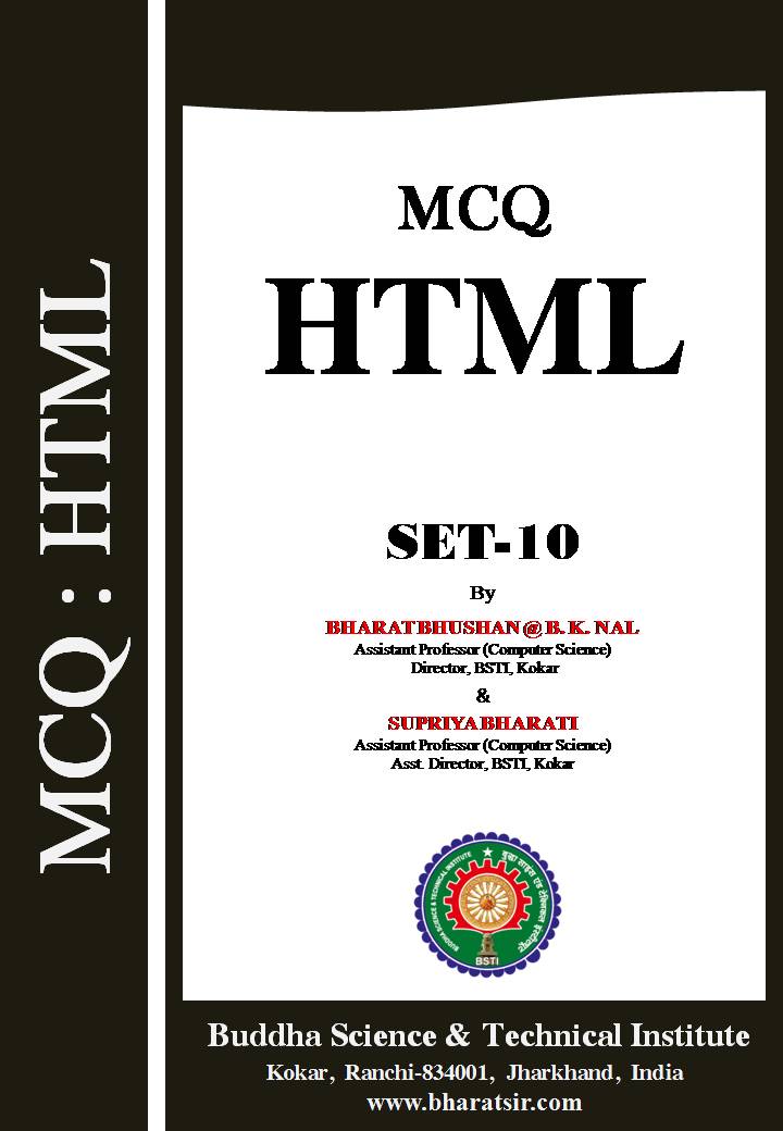 Download HTML MCQ Set-10 ( Website Developer or web development)  for Computer Science and Engineering Students