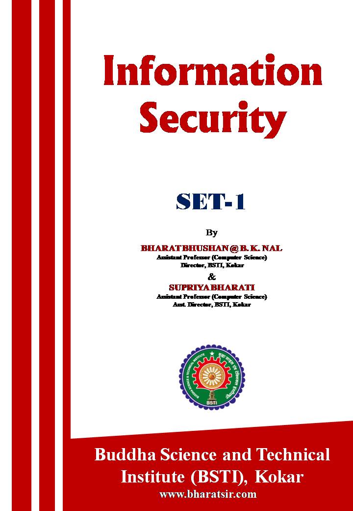 Download MCQ Set-1 related Information Security, Computer Security and Cyber Security for Computer Science and Engineering Students