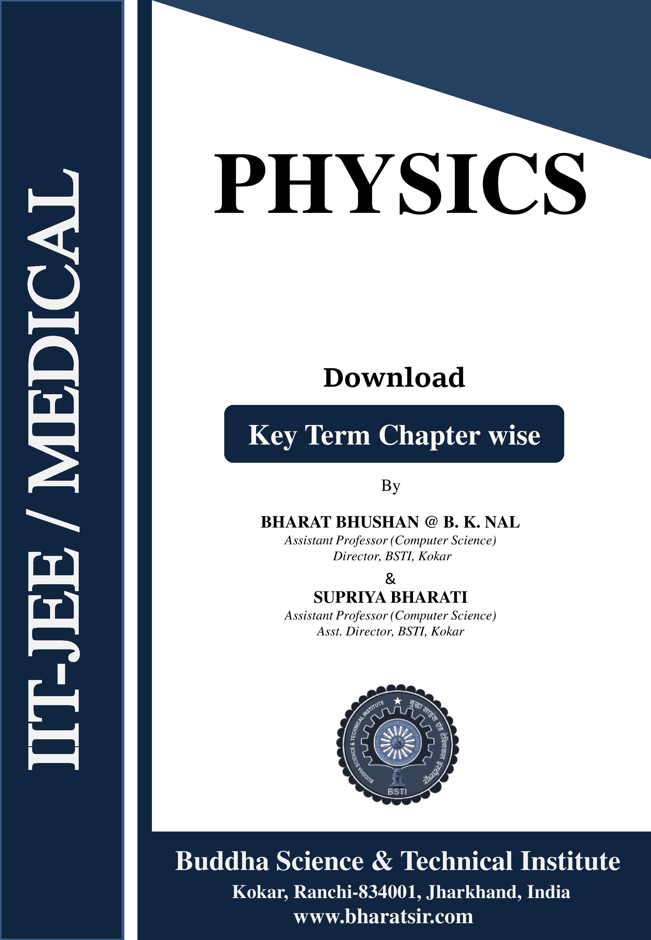 Download 12th Physics Key Terms Created by Bharat Sir 