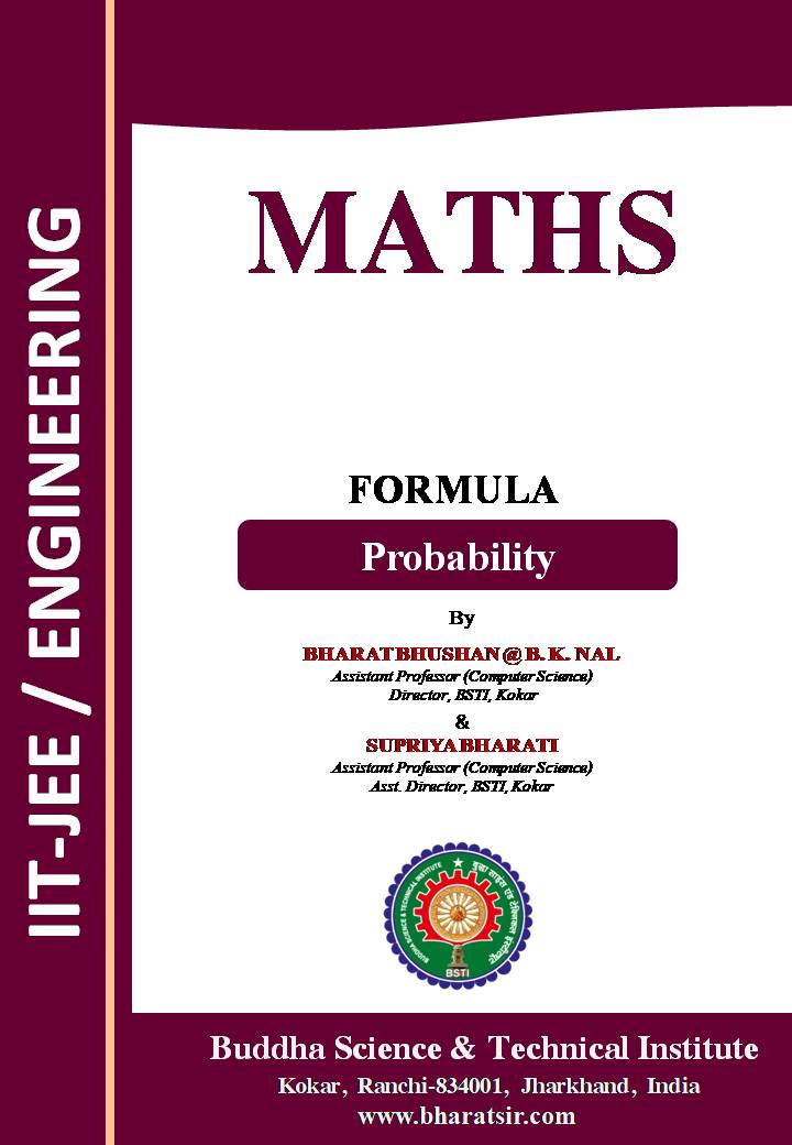 Probability by Bharat Sir for class 12th (IIT-JEE / Engineering) at Kokar